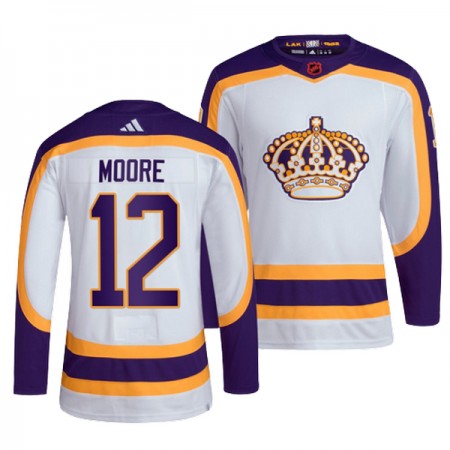 Los Angeles Kings Trevor Moore 12 Adidas 2022-23 Reverse Retro 2.0 Weiss Trikot Authentic - Herren Los Angeles Kings Trevor Moore 12 Adidas 2022-23 Reverse Retro 2.0 Weiss Trikot Authentic - Herren